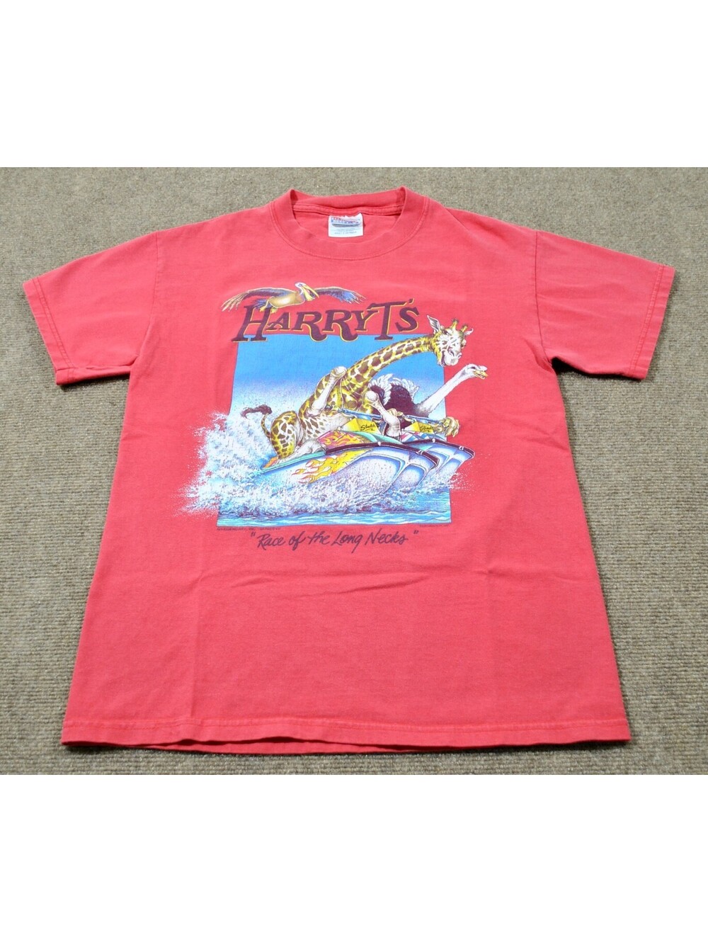 Vintage Harry T's Race Long Necks 90s Destin Yacht Club Florida Shirt Small